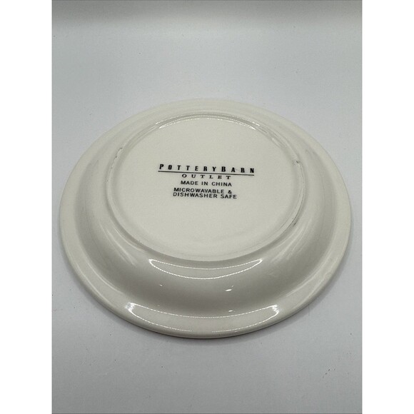 Pottery Barn Outlet Set of 4 Appetizer Snack Dessert Plates Vegetable Images - Picture 5 of 10